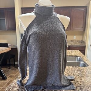 Cherish Gray Turtleneck Sweaters